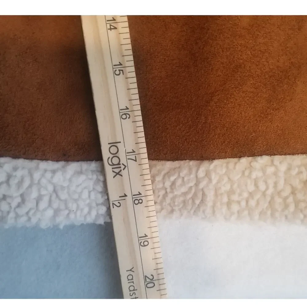 Art Class Girls Faux Suede Sherpa Moto Jacket
